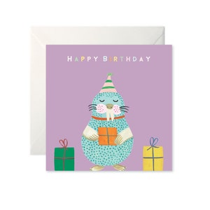 Walrus Birthday Card - Kids Greetings Card