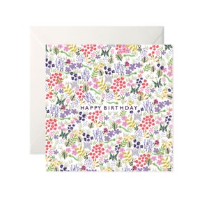Geburtstagskarte - Sweet Garden Thema