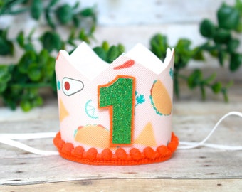 Taco Mini Birthday Crown – Fiesta Cake Smash Headband