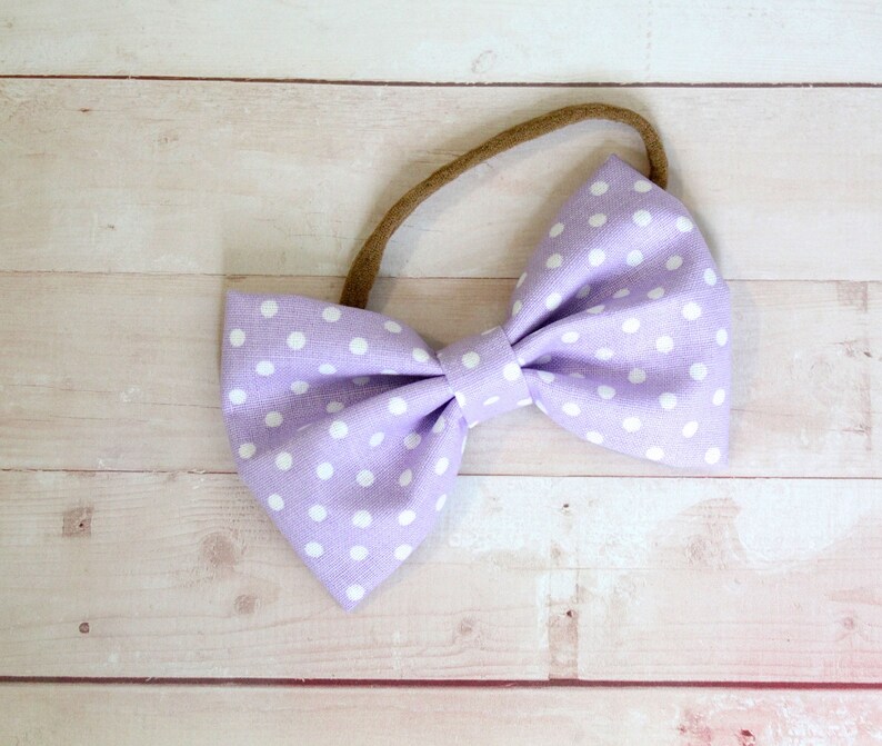 Baby Child Adult Dog Light Purple Lavender /& White Polka Dot MINI Birthday Cake Smash Party Hat w Silver or Gold Glitter # OR Hair Bow
