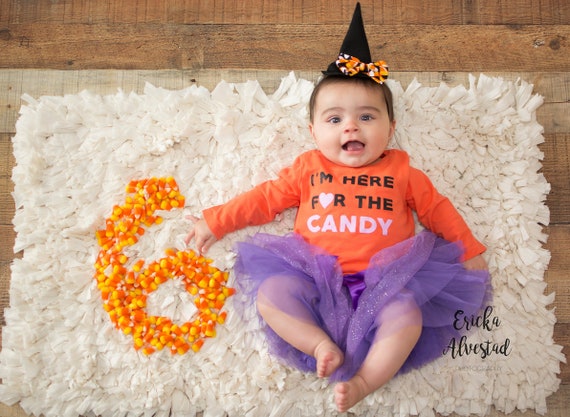 Halloween Black MINI Witch Hat with Removable Candy Corn Hair Bow - Witch Costume - Pet Dog Cat - Child - Adult