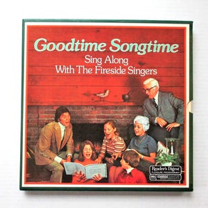 Goodtime Songtime, Sing Along With the Fireside Singers, 1976 Readers Digest Box Set, 8 Vinyl Disc Albums with Song Booklet