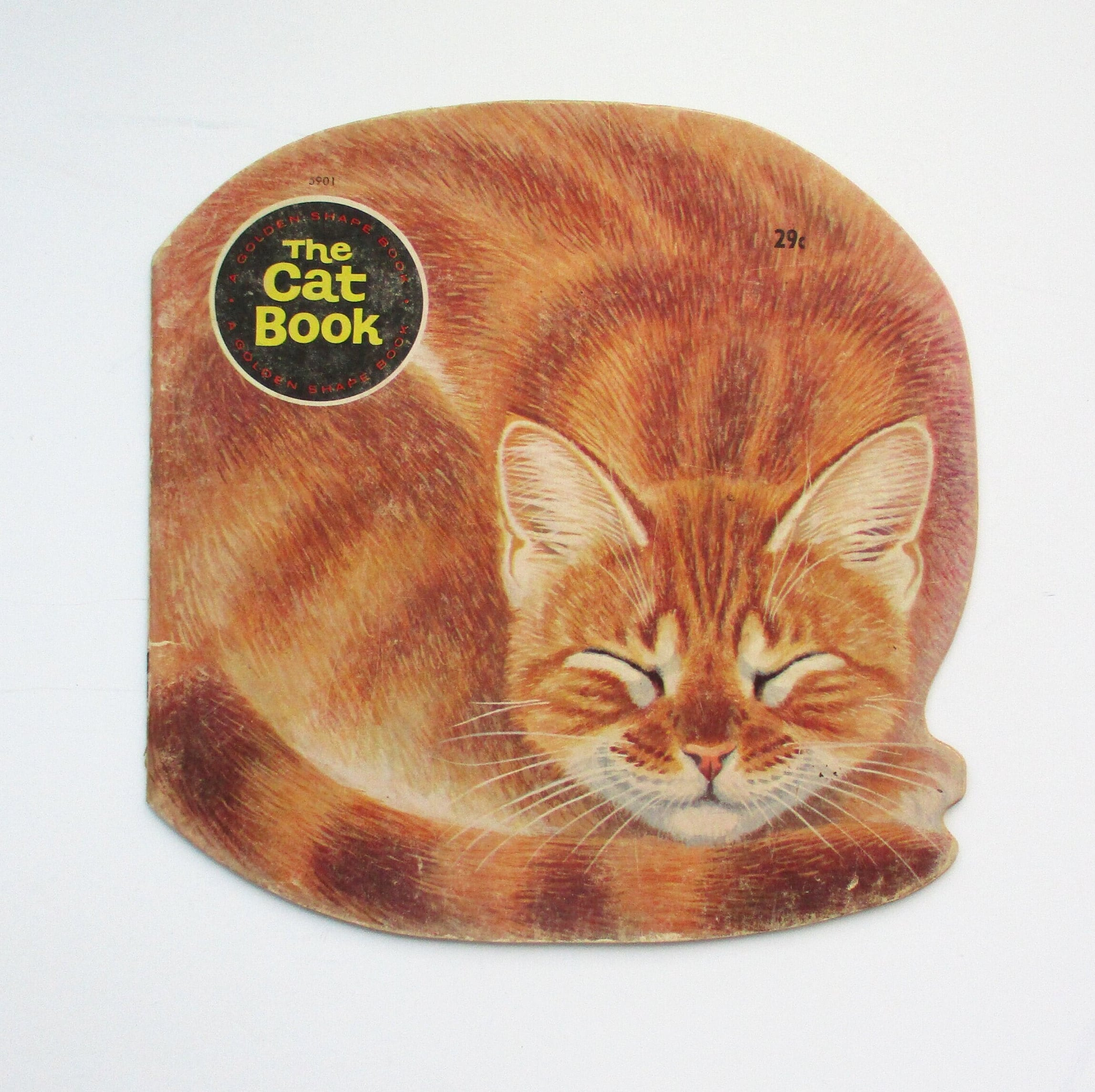 Vintage Golden Shape Book the Cat Book or Junior Elf Book Kittens 