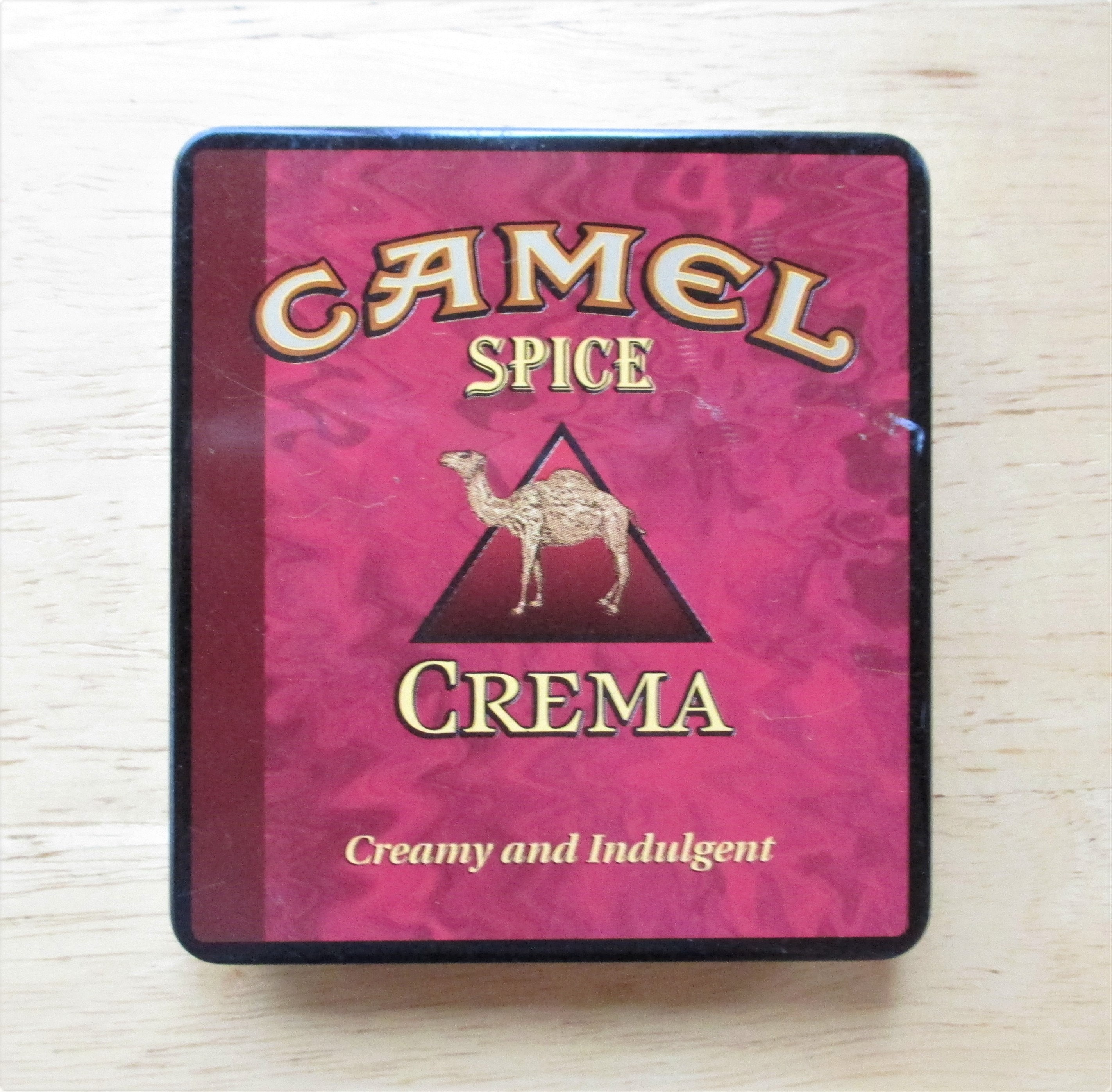 Vintage Camel Spice Cigarette Tin, RJ Reynolds Winston Salem, Camel Spice  Crema Insert, Collectible Advertising Tobacco Tin, Tobacciana