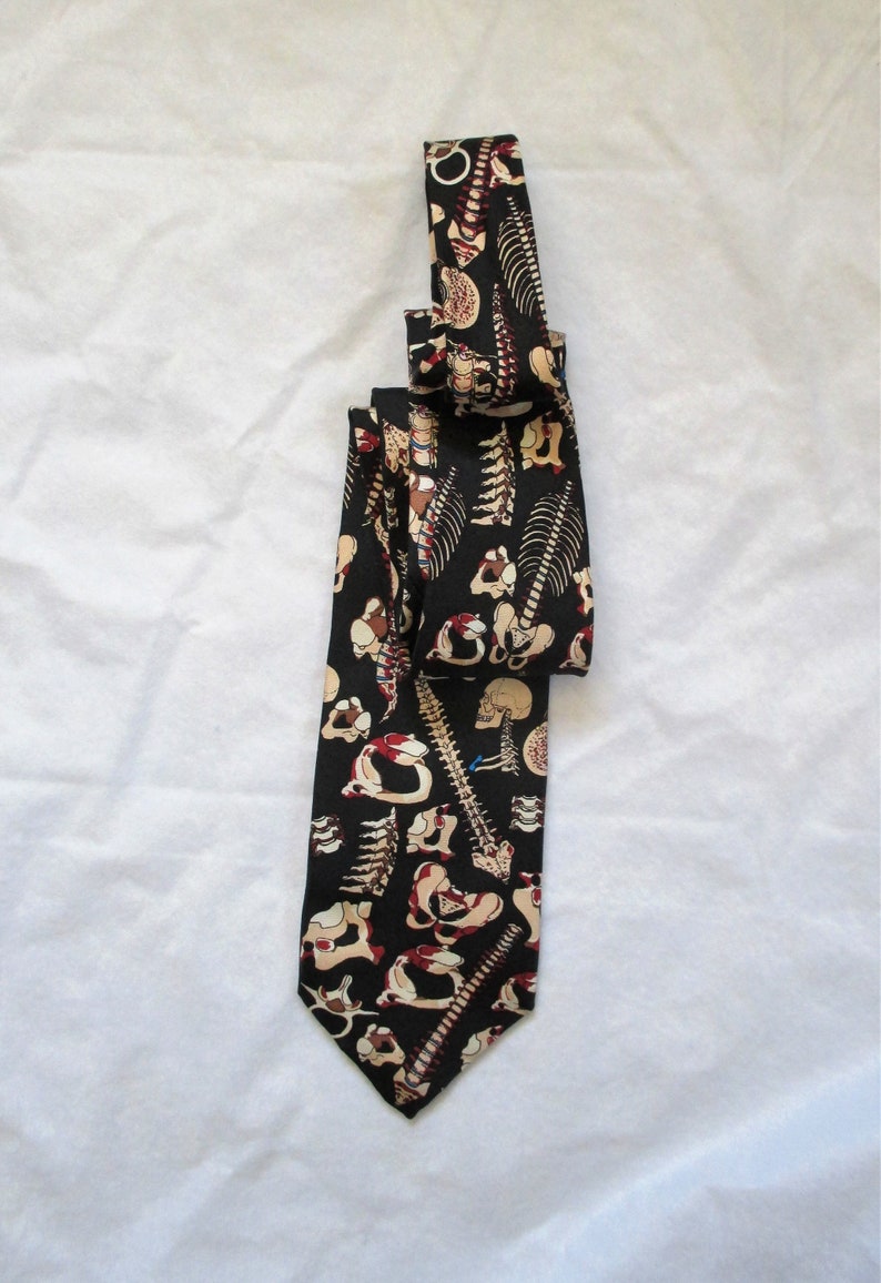 Vintage Anatomical Chart Co Skokie Illinois Neck Tie 100% Silk | Etsy