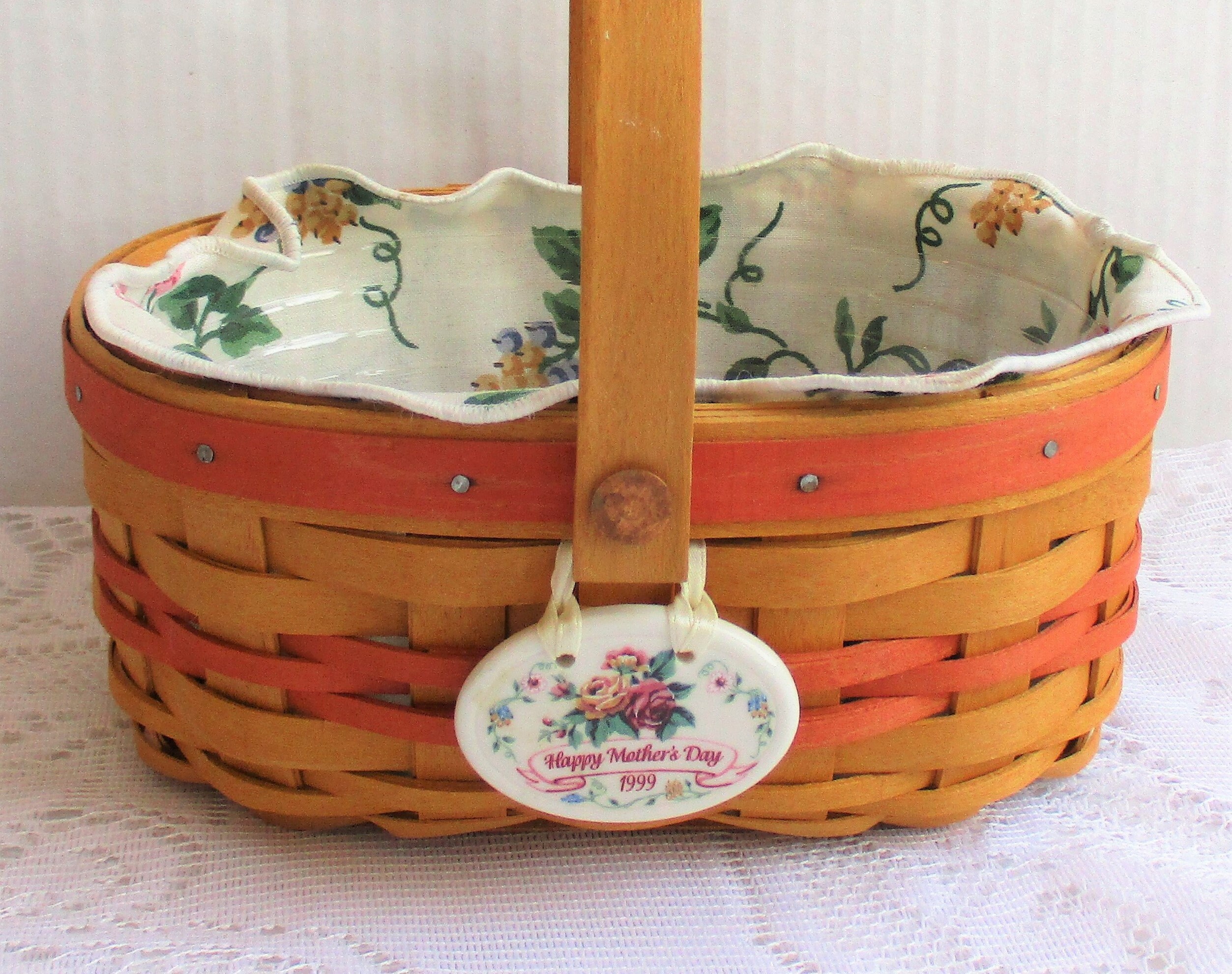 小物入れ longaberger mother's day basket 1999 Longaberger Mother's Day Basket, 1999 Mother's Day Tea for Two