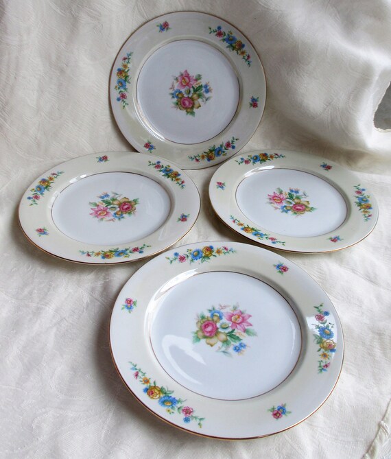 Lot de 8 grandes assiettes en porcelaine mitterteich bavaria - Arts de la table