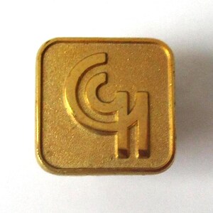 Vintage Conrail Railroad Lapel Pin: Gold Plated Brass, Train Enthusiast Collectible