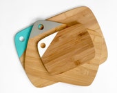 SALE! Ready to ship! Cutting Board Set of Three, Housewarming Gift, Modern Kitchen Decor