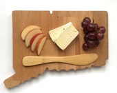 Connecticut Cheese Board, State Cutting Board, Wedding Gift, Serving Board, Chopping Board, Wood Gift