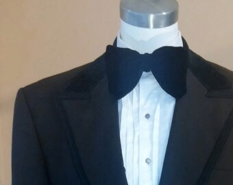Vintage Lord West Tuxedo Jacket with Velvet Collar