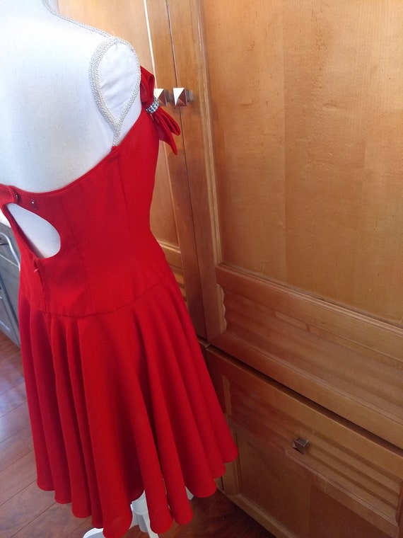 Darling Red swing dress - image 5