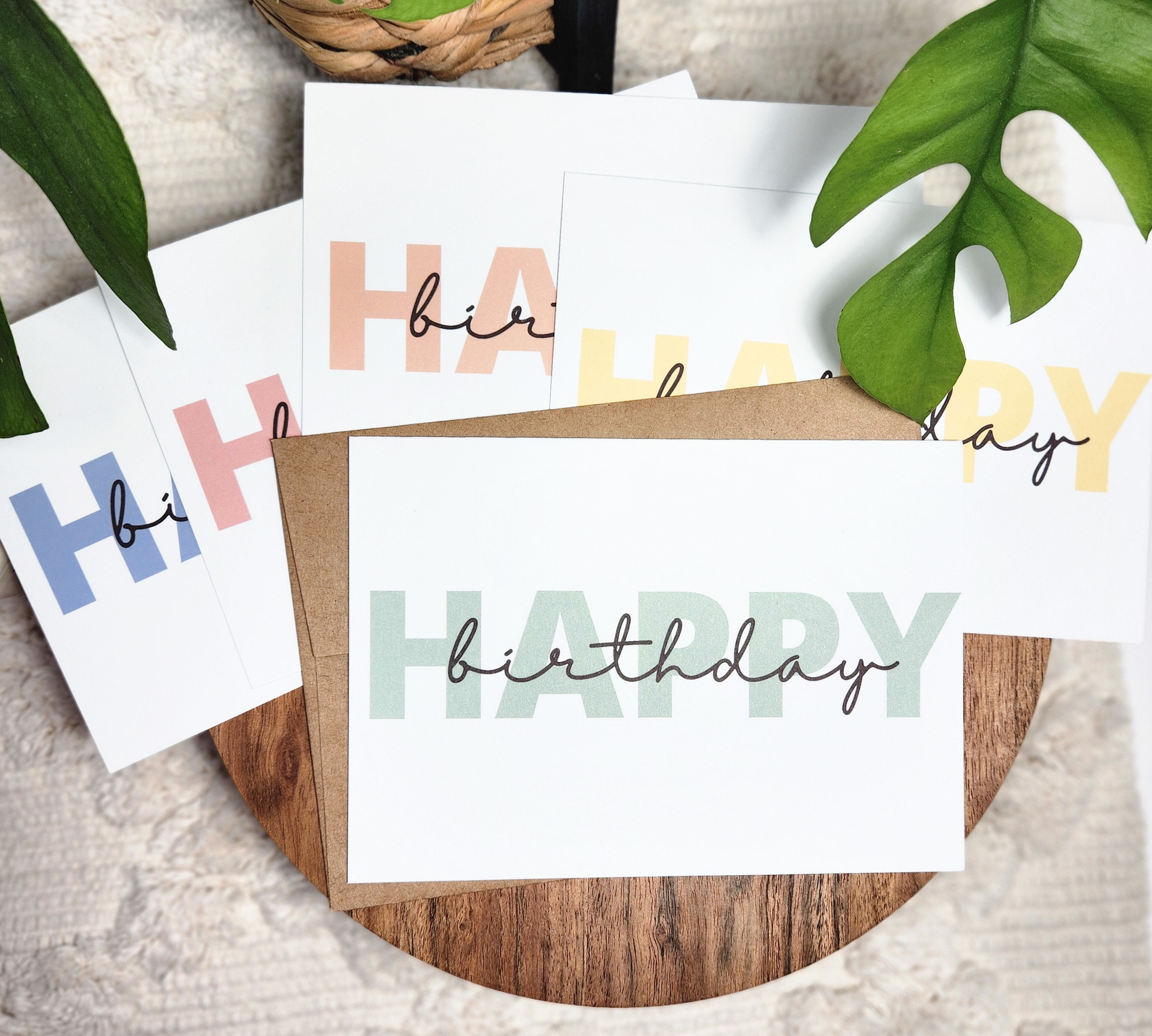 Happy Birthday Printable PDF Card - Il Fullxfull.4166471953 T7uz 