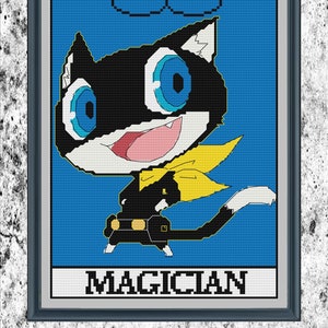Morgana &quot;The Magician&quot; Tarot Cross Stitch Pattern