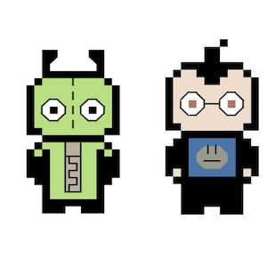 Invasor Zim de 8 bits