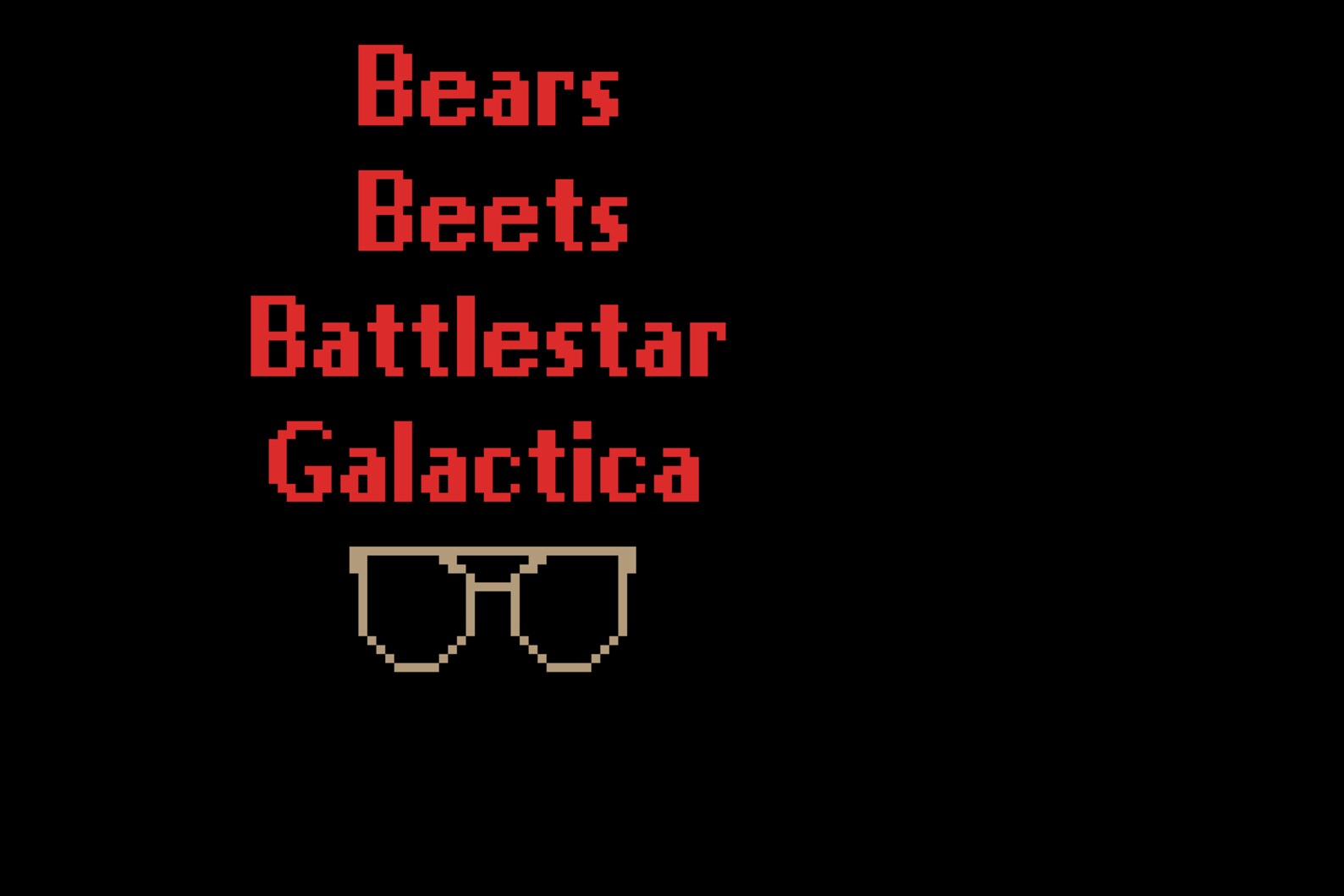 Bears Beets Battlestar Galactica the Office Pattern Etsy UK