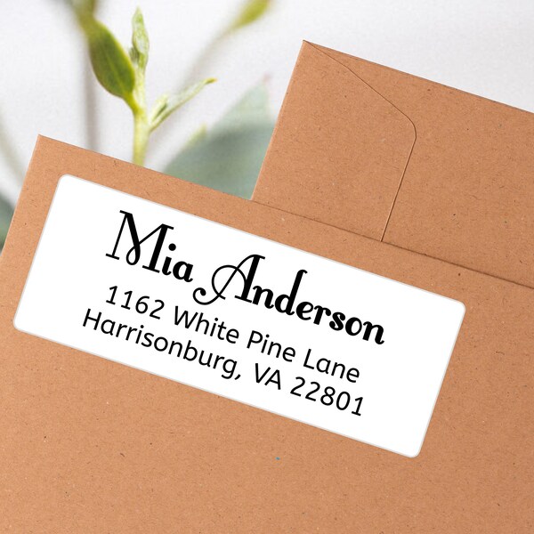 Custom Logo Address Labels Etsy