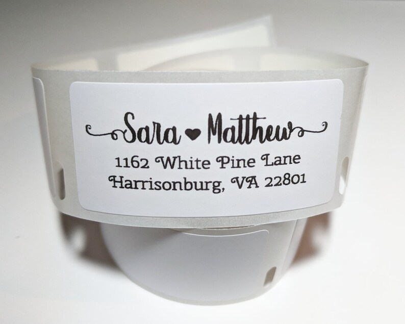 Calligraphy 100-250-500 Custom Return Address Labels Stickers DYAD9