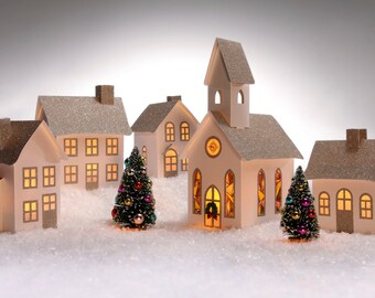 Christmas village | Etsy
