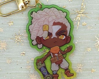 Ekko 6 cm 2.3 "Acrylanhänger, doppelseitig, Arcane League of Legends."