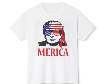 Merica Trump 4th of July , JPEG, SVG Cricut, CAMEO cut file
