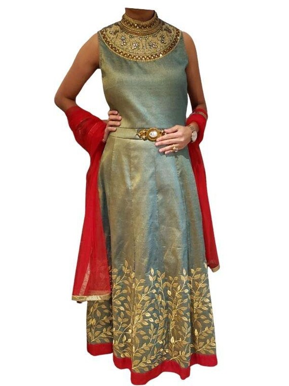 western dress with dupatta