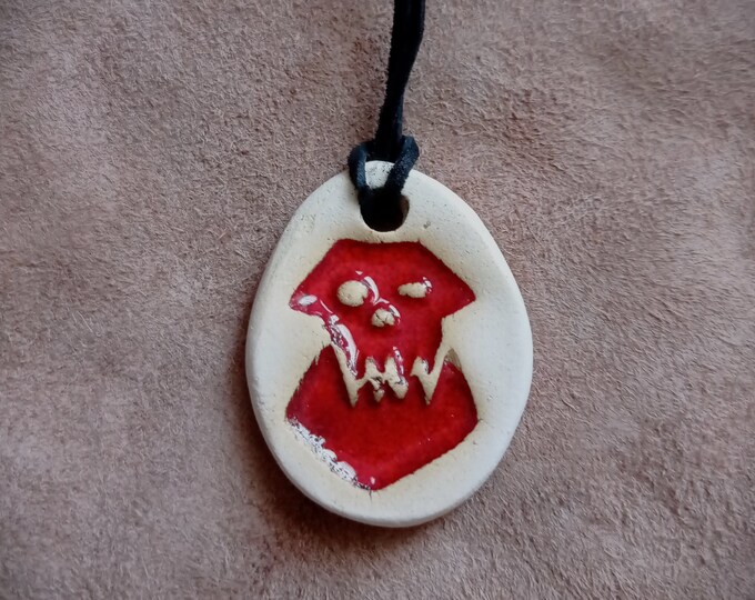 Pendant With the Symbol of Orcs. Orc Warhammer. - Etsy