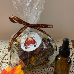 Country Hearth Scented Potpourri / Potpourri with Refresher Oil / Highly Scented Potpourri / Fall Scented Potpourri