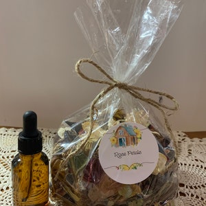 Rose Scented Potpourri with Refresher Oil / Potpourri / Scented Potpourri
