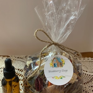 Blackberry Sage Scented Potpourri / Highly Scented Potpourri / Potpourri and Refresher Oil / Potpourri / Housewarming Gifts