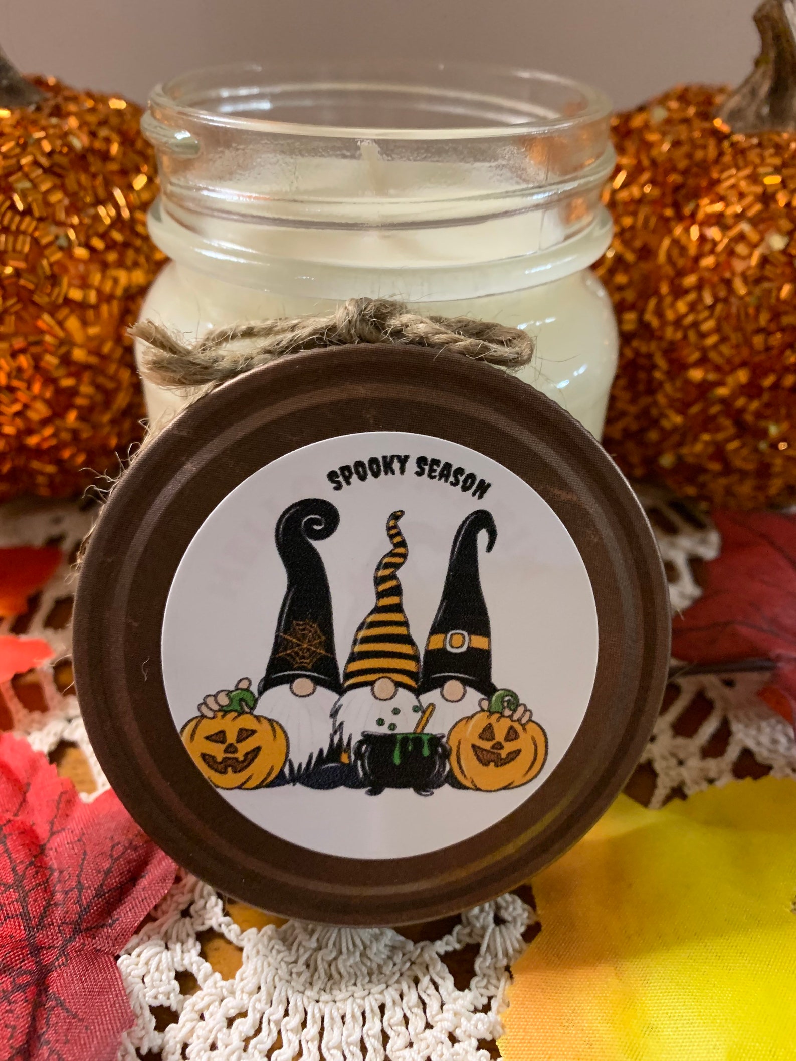 Halloween Scented Candles / Spooky Season Soy Candles / Etsy