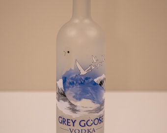 Empty Liquor Bottle - Grey Goose - Vodka