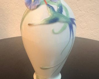 Jarrón pequeño de porcelana Franz