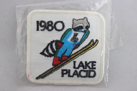 Sew on New York Lake Placid XIII Winter Games 3/" Vintage Olympics Patch