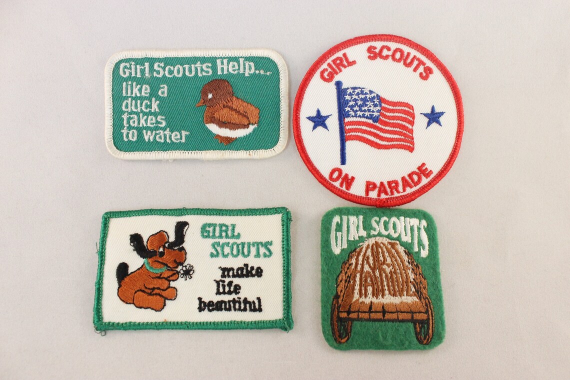 Vintage Girl Scouts Patches Etsy