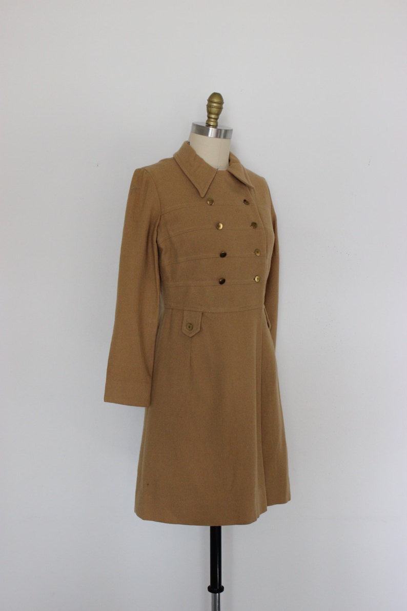 Women/'s Vintage 1960s Wool Coat