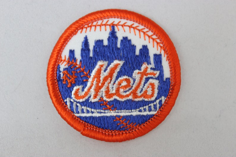 New York Mets MLB Baseball Patch Etsy
