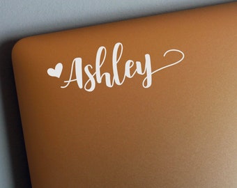 Personalized Name Decal (3", 4", 5", 6" wide options)