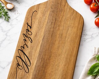 Personalized Engraved Wooden Cutting Board - FAST SHIPPING USA