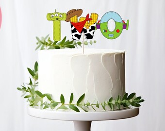 Cake Topper - Birthday Toy Movie Adventures
