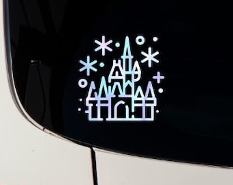 Castle Park Inspired Icon Decal – Vinyl Sticker for Car, Laptop, or Water Bottle