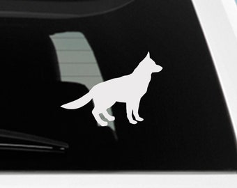 German Shepherd Decal, Vinyl Dog Sticker for Car, Laptop, Window