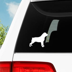 Rottweiler Decal: Car, Laptop, Window Vinyl Sticker