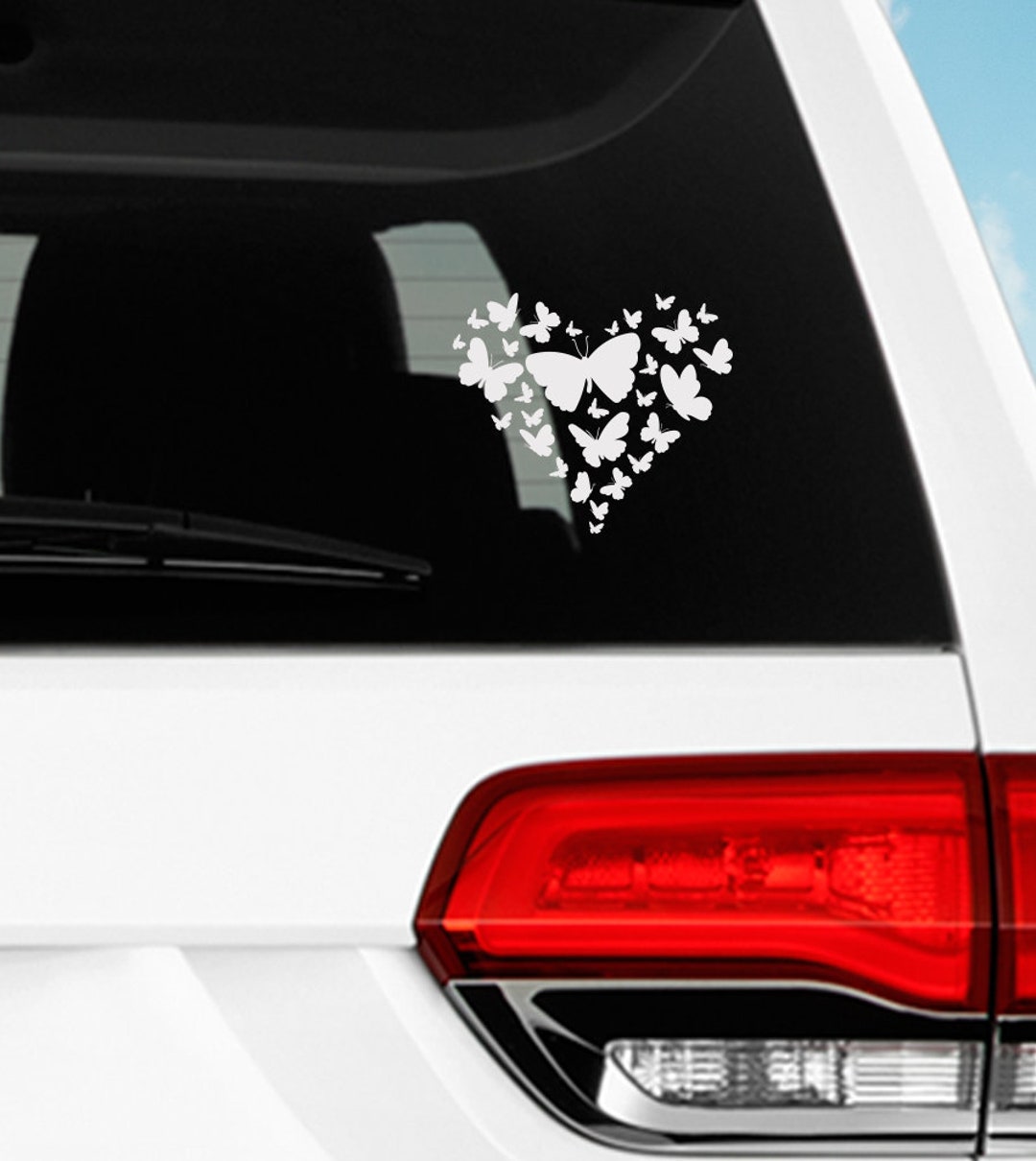 Butterfly Heart Decal | Vinyl Decal | Window Sticker | Car Sticker - Etsy