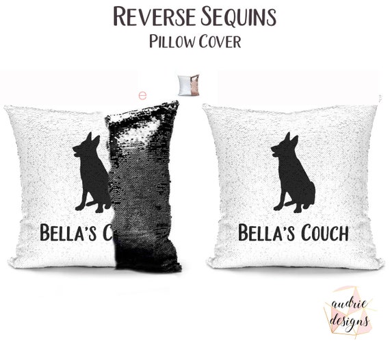 German Shepherd S Couch Custom Name Pillow Cover 4 Etsy