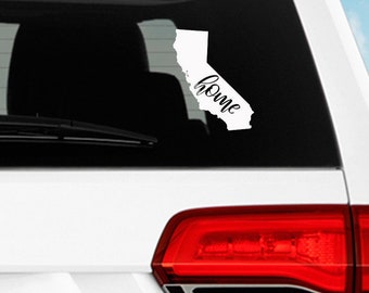 California Home | Vinyl Decal | Window Sticker | Laptop | Car | Decal