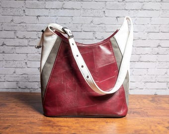 Faux Leather Adena Shoulder Bag