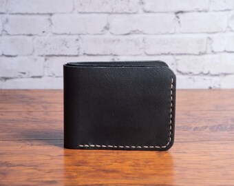 Full Grain Black Bifold
