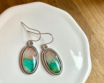 Hand Painted Alcohol Ink Dangles