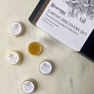 Earthy Solid Perfume Discovery Set | Natural, Botanical Fragrance Travel Gift Set